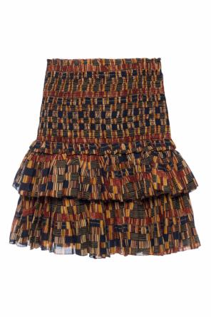 Patterned skirt with ruffles, zdjęcie 1 Patterned skirt with ruffles od Isabel Marant Etoile